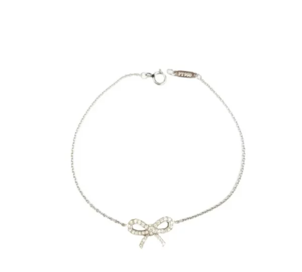 【二手】TIFFANY & CO. 鑽石蝴蝶結手鏈 RR2141