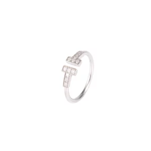 【二手】TIFFANY & CO. T 白金戒指 PD2283