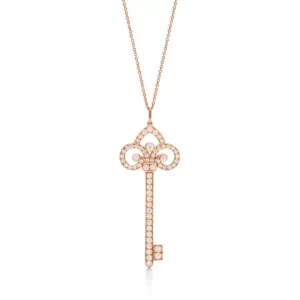 【二手】TIFFANY & CO. TIFFANY KEYS 鳶尾花鑰匙鍊墜 RR2286