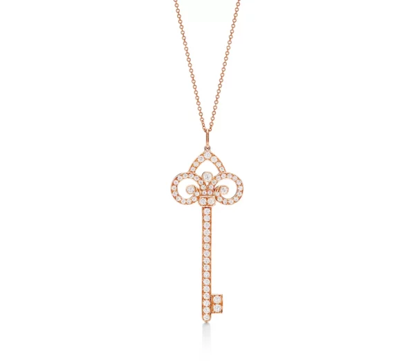 【二手】TIFFANY & CO. TIFFANY KEYS 鳶尾花鑰匙鍊墜 RR2286