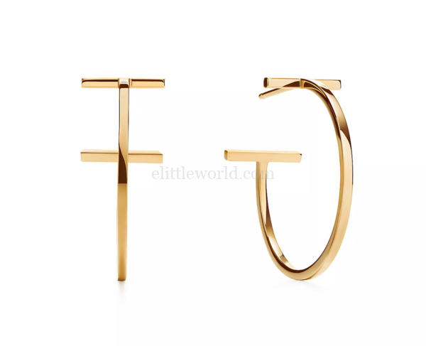 【二手】TIFFANY & CO. TIFFANY T 圈形耳環 RR1927