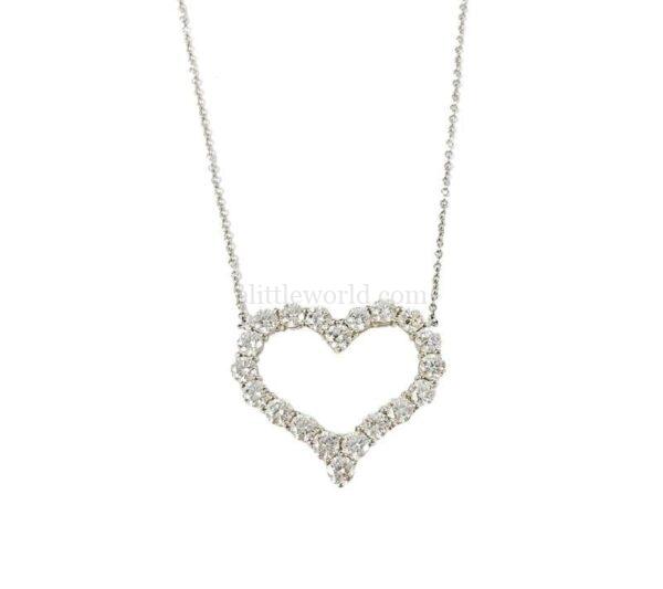 【二手】TIFFANY & CO. 心形鑽石項鍊 YY1979
