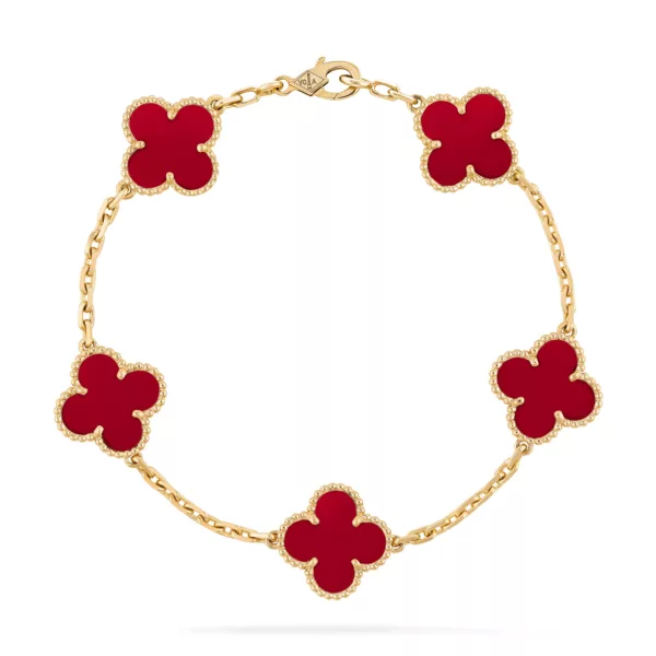 【二手】VAN CLEEF & ARPELS VINTAGE ALHAMBRA 手鏈 YY2063