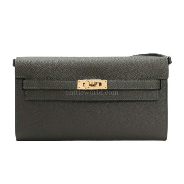 【二手】HERMES KELLY TO GO 肩帶錢包 E24700