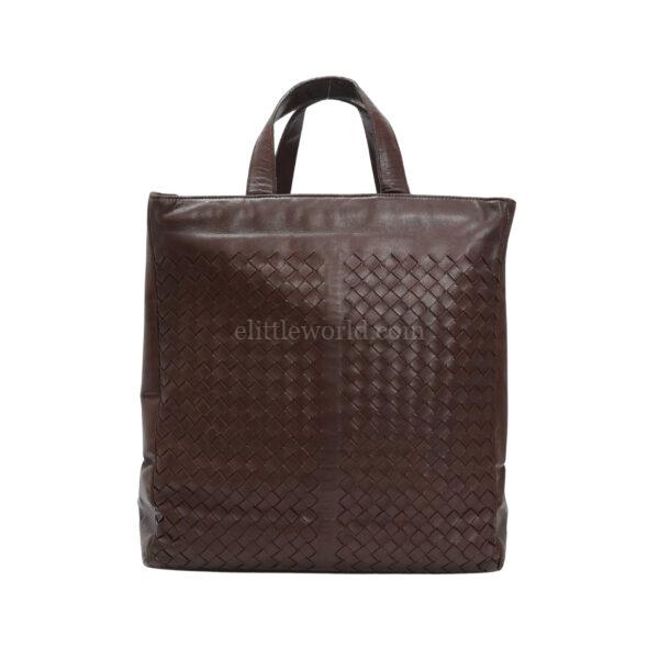 【二手】BOTTEGA VENETA 織皮手提袋 E24598
