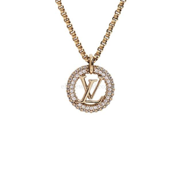 【二手】 LOUIS VUITTON NIGHT 吊墜項鏈 M00759 E24625