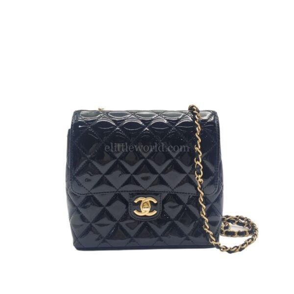 【二手】CHANEL CLASSIC FLAP方胖子鏈條包 RR2727