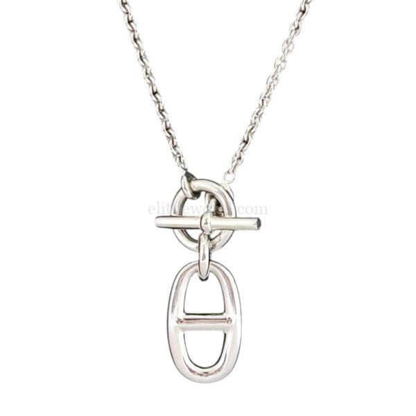 【二手】HERMES CHAINE D'ANCRE 純銀項鍊 PD2651