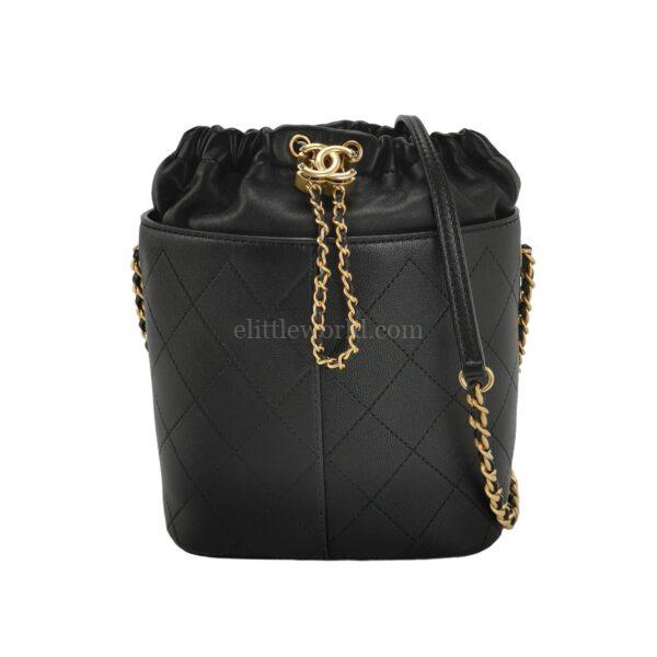 【二手】CHANEL CC LOGO 水桶包 PD2779