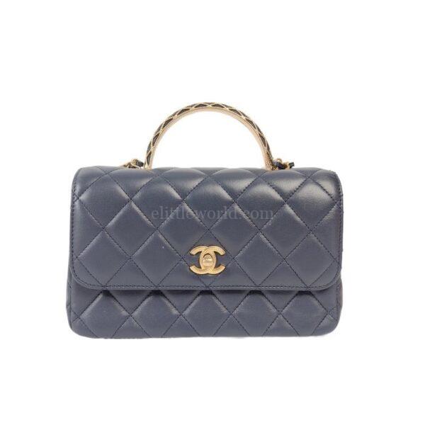 【二手】CHANEL WOC 翻蓋鏈單肩包 PD2824