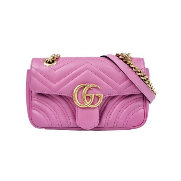 【二手】GUCCI GG MARMONT 紫色肩背袋 PD2825