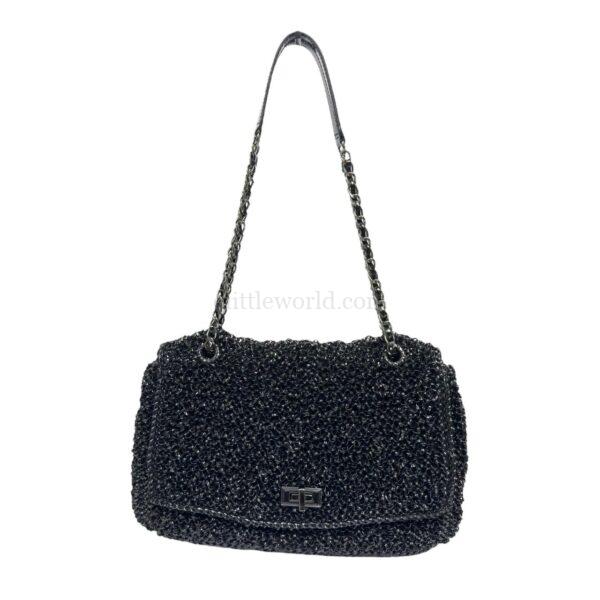 【二手】ANTEPRIMA WIREBAG 黑色 翻蓋包 PD2848