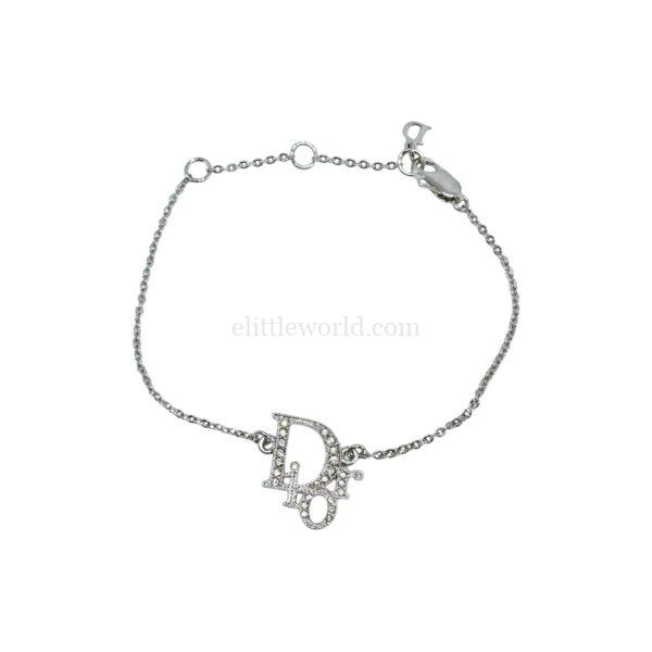 【二手】CHRISTIAN DIOR LOGO 水晶手鏈 PD2858