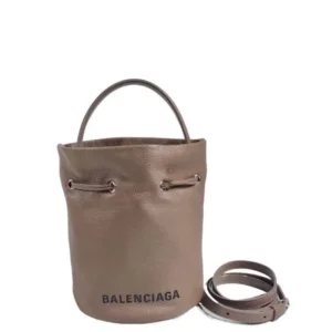 【二手】BALENCIAGA 咖啡色水桶包 PD2501