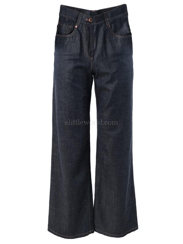 【二手】BRUNELLO CUCINELLI 對比縫線牛仔褲 36
