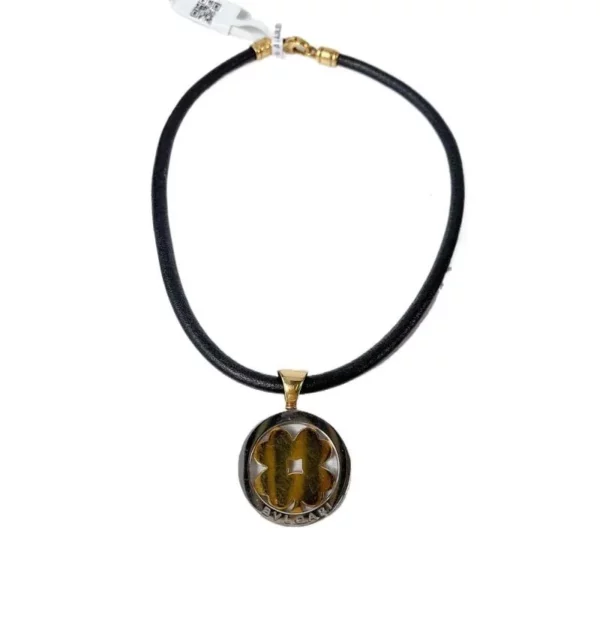 【二手】BVLGARI 圓盤系列玫瑰金項鍊 YY2246