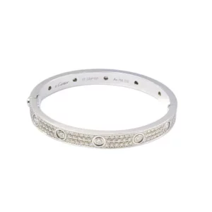 【二手】CARTIER LOVE 鑽石手鐲 17 YY2177