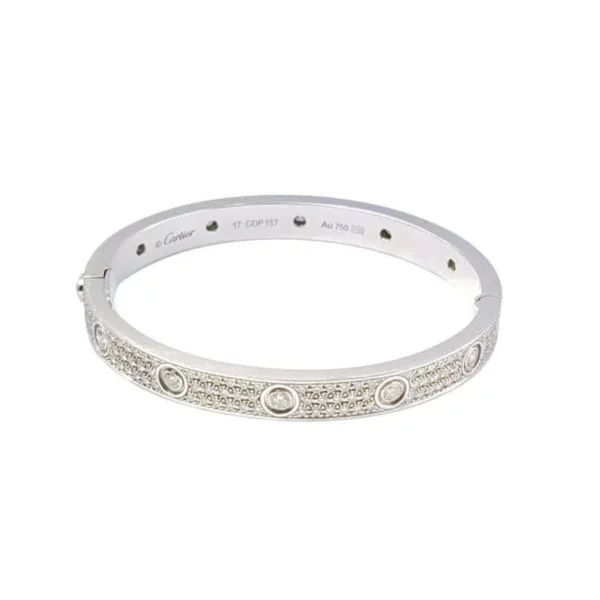 【二手】CARTIER LOVE 鑽石手鐲 17 YY2177