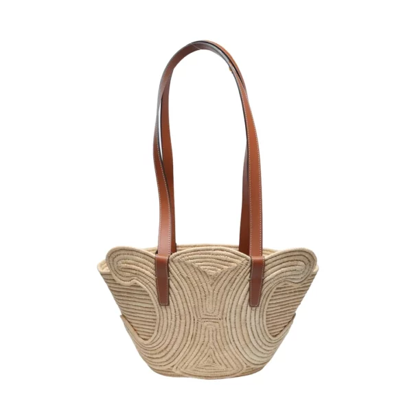 【全新】CELINE TRIOMPHE 草編袋 E15928