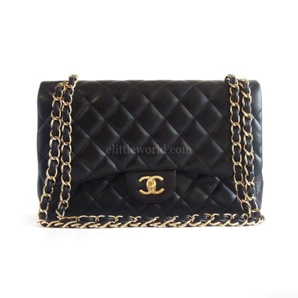 【二手】CHANEL 經典大號垂蓋手袋 A58600 RR2642
