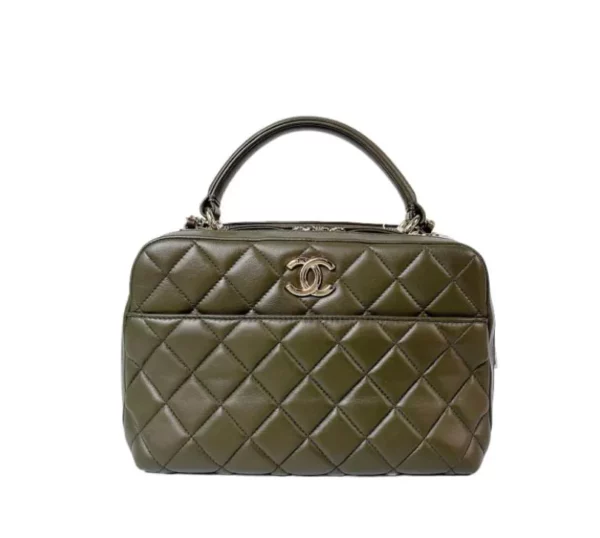 【二手】CHANEL 保齡袋 A92238 RR2354