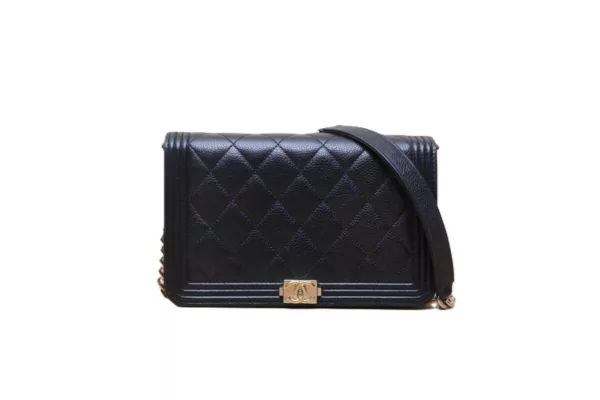 【二手】CHANEL BOY CHANEL 鏈條錢包 YY2155