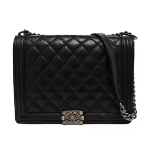 【二手】CHANEL BOY MAXI垂蓋手袋 RR2417