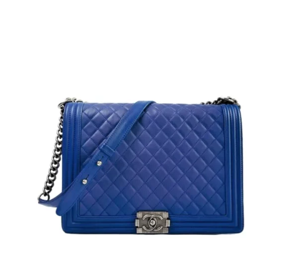 【二手】CHANEL BOY QUILTED大號垂蓋手袋 RR2371