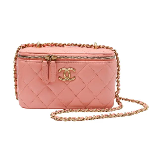 【全新】CHANEL CC DYNASTY 經典鏈條梳妝袋 AP3104 S3256