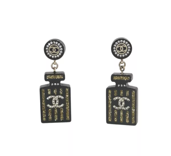 【二手】CHANEL CC 香水瓶耳環 RR2498