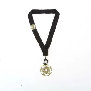【二手】CHANEL CC 水晶綴飾絲帶項鍊 VV1006