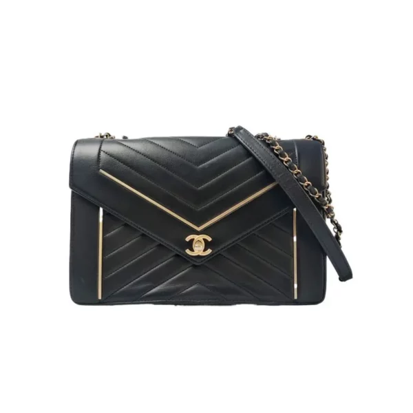 【二手】CHANEL CHEVRON 垂蓋手袋 RR2620