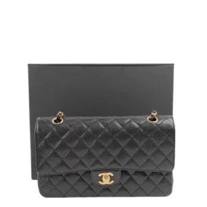 【二手】CHANEL CLASSIC FLAP 黑色手袋 PD2490