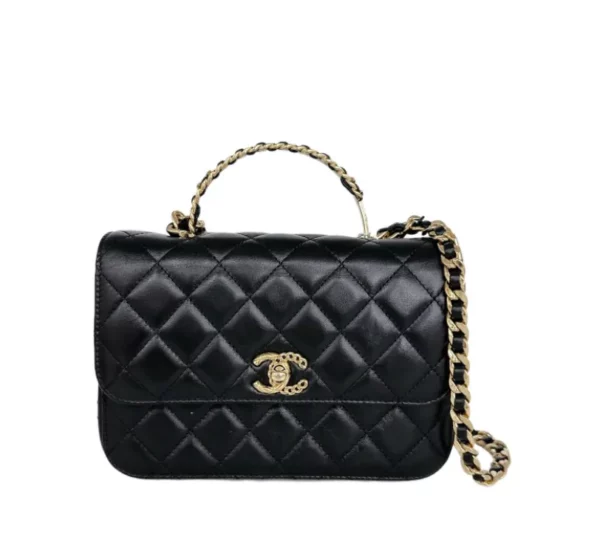 【二手】CHANEL HANDLE 垂蓋手袋 AS4307 RR2462