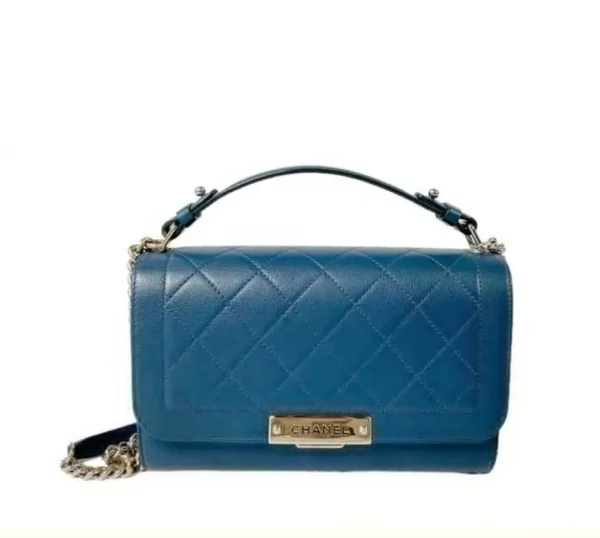 【二手】CHANEL LOGO 垂蓋手袋 RR2442