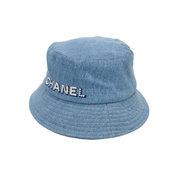 【二手】CHANEL 牛仔漁夫帽 M PD2553