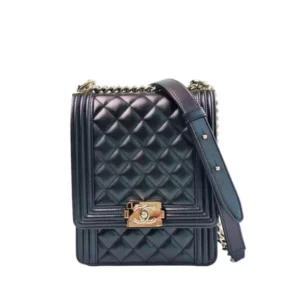 【二手】CHANEL NORTH SOUTH BOY 垂蓋手袋 AS0130 R2358