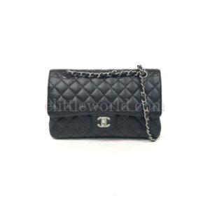 【二手】CHANEL 黑色翻蓋鏈單肩包 PD2757