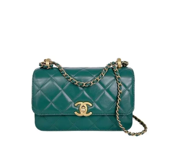 【二手】CHANEL PERFECT FIT 迷你垂蓋手袋 PD2476