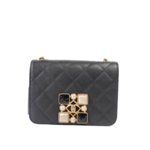 【二手】CHANEL 珍珠扣翻蓋手袋 RR2464