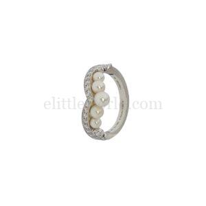 【二手】CHAUMET JOSEPHINE 18K白金戒指 50 PD2719