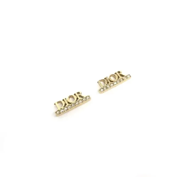 【二手】CHRISTIAN DIOR DIOR REVOLUTION 合金水鑽耳環 PD2768
