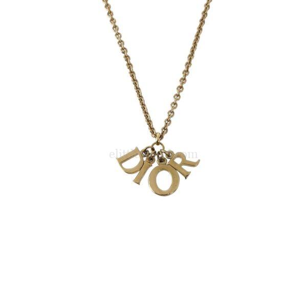 【中古】CHRISTIAN DIOR LOGO 項鍊 PD2665