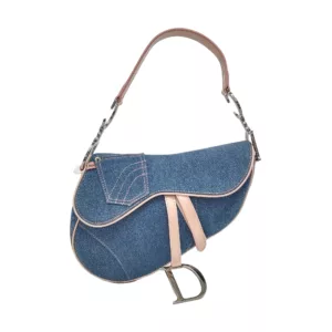 【二手】CHRISTIAN DIOR 牛仔布馬鞍手袋 RR2408