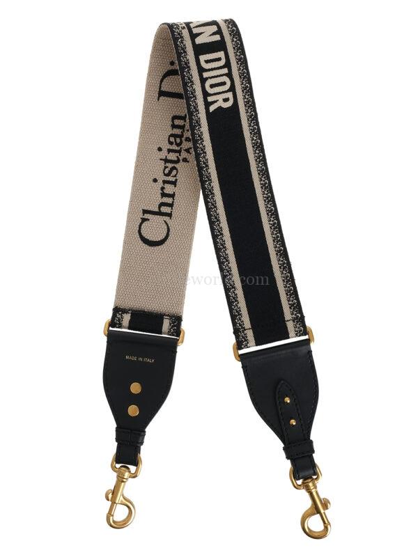 【二手】DIOR 徽標刺繡肩帶