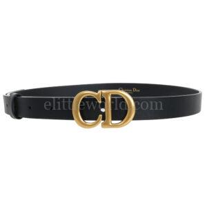 【二手】DIOR 馬鞍腰帶 75