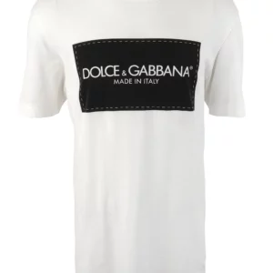 【二手】DOLCE & GABBANA LOGO 印花T恤 48