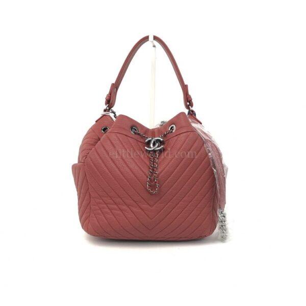 【二手】CHANEL CHEVRON 水桶包 RR2748