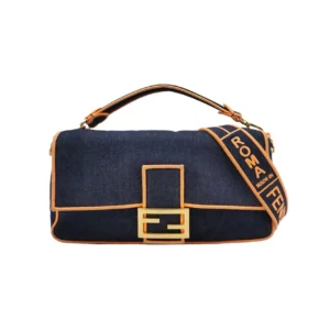 【二手】FENDI BAGUETTE 牛仔布手袋 PD2610
