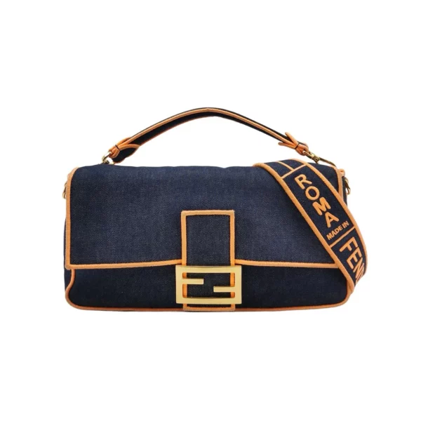 【二手】FENDI BAGUETTE 牛仔布手袋 PD2610
